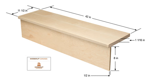 Hard Maple Stair Tread Combo Kit