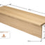  White Oak Stair Tread Combo Kit 