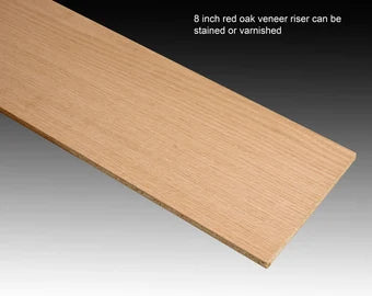 Standard Hardwood Stair Cap Retread With Riser Kit / White Oak