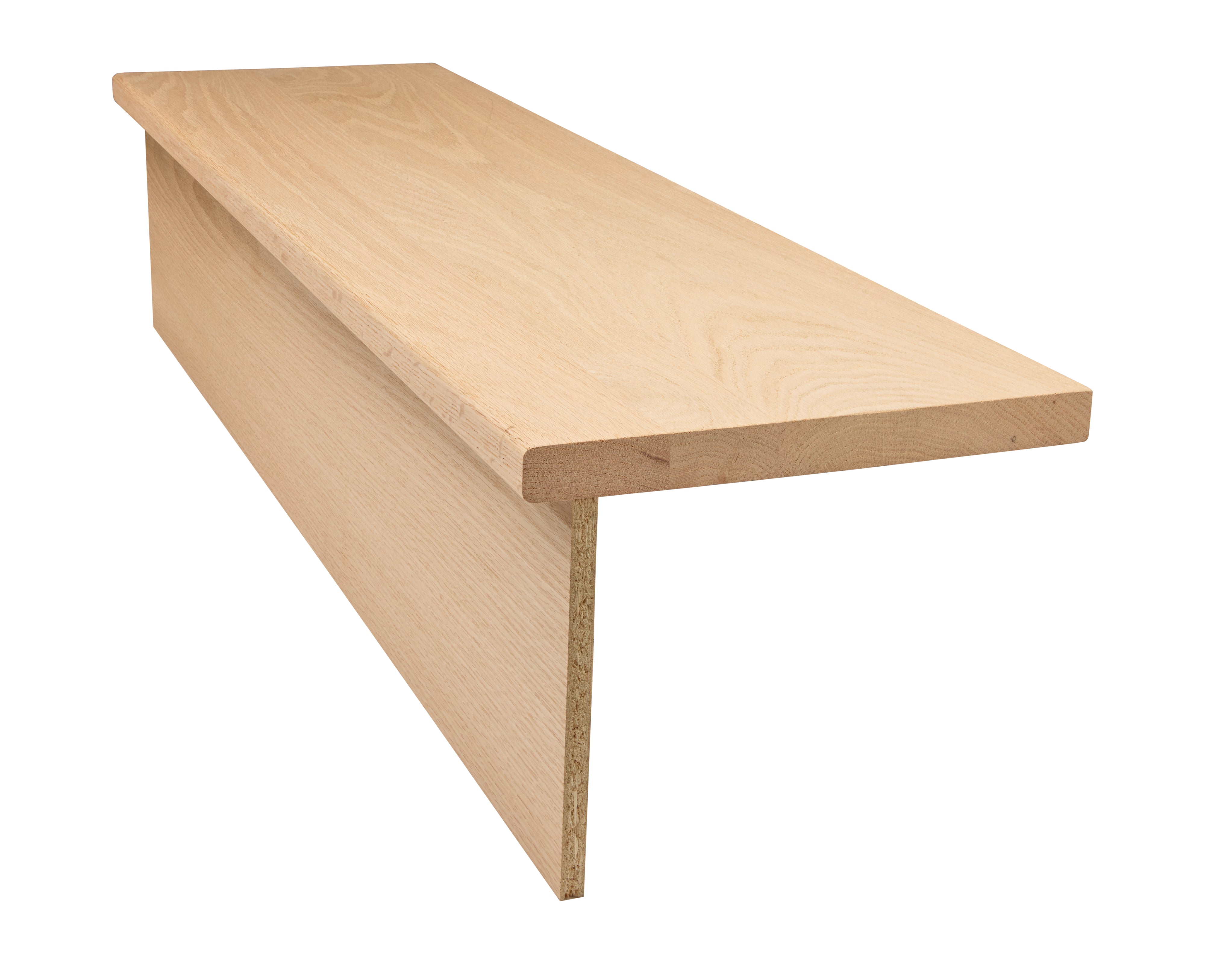 Red Oak Treads And Risers Red Oak 42in. Unfinished Hardwood Riser